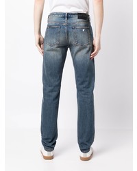 Мужские голубые джинсы от Emporio Armani