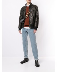 Мужские голубые джинсы от Salvatore Ferragamo