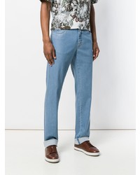 Мужские голубые джинсы от Brioni