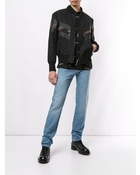 Мужские голубые джинсы от Emporio Armani