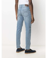 Мужские голубые джинсы от Brunello Cucinelli