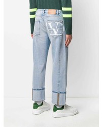 Мужские голубые джинсы от Valentino