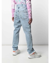 Мужские голубые джинсы от DUOltd