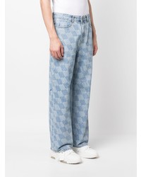Мужские голубые джинсы от Ader Error