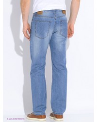 Мужские голубые джинсы от Tom Farr