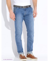 Мужские голубые джинсы от Tom Farr