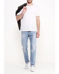 Мужские голубые джинсы от Tom Farr