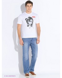 Мужские голубые джинсы от Tom Farr