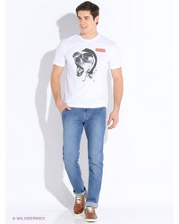 Мужские голубые джинсы от Tom Farr