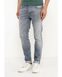 Мужские голубые джинсы от Topman