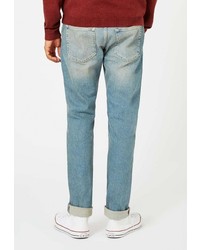 Мужские голубые джинсы от Topman