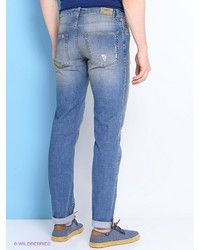 Мужские голубые джинсы от Trussardi