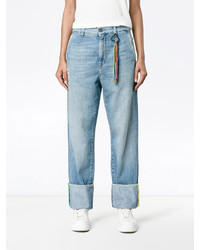 Женские голубые джинсы от Mira Mikati