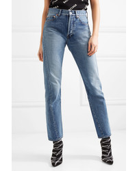 Женские голубые джинсы от Balenciaga