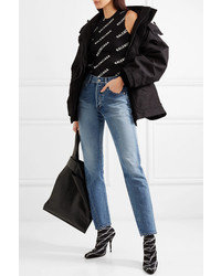 Женские голубые джинсы от Balenciaga