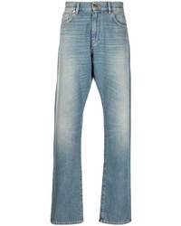 Мужские голубые джинсы от Versace