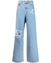 Мужские голубые джинсы от Vetements