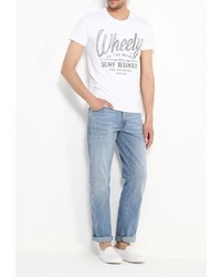 Мужские голубые джинсы от Wrangler