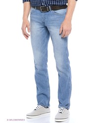 Мужские голубые джинсы от Wrangler