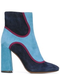 Женские голубые замшевые ботинки от L'Autre Chose