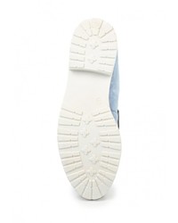 Женские голубые замшевые лоферы от Coco Perla