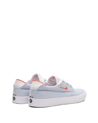 Мужские голубые замшевые низкие кеды от Nike