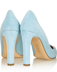 Голубые замшевые туфли от Rupert Sanderson