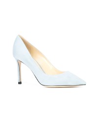 Голубые замшевые туфли от Jimmy Choo