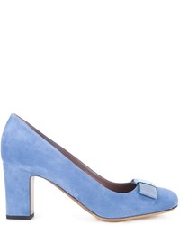Голубые замшевые туфли от Tabitha Simmons