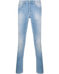 Мужские голубые зауженные джинсы от Dondup