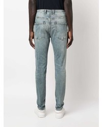 Мужские голубые зауженные джинсы от Represent