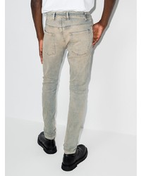 Мужские голубые зауженные джинсы от Represent