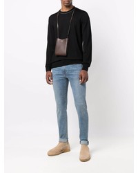 Мужские голубые зауженные джинсы от PS Paul Smith