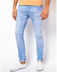 Мужские голубые зауженные джинсы от Jack & Jones