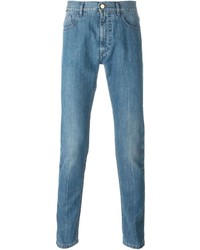 Мужские голубые зауженные джинсы от Marc Jacobs