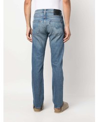 Мужские голубые зауженные джинсы от Levi's