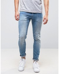 Мужские голубые зауженные джинсы от Pepe Jeans