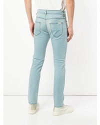 Мужские голубые зауженные джинсы от GUILD PRIME
