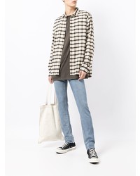 Мужские голубые зауженные джинсы от Paige