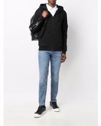 Мужские голубые зауженные джинсы от Hugo