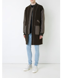 Мужские голубые зауженные джинсы от Monkey Time