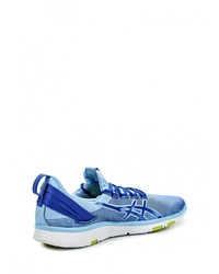 Женские голубые кеды от Asics