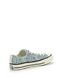 Женские голубые кеды от Converse