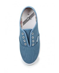 Женские голубые кеды от Crosby