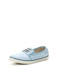 Женские голубые кеды от Crosby