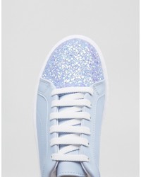Женские голубые кеды от Asos