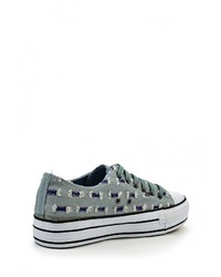 Женские голубые кеды от Dilen