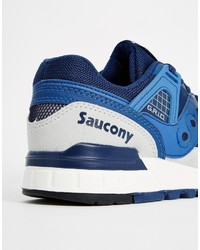 Мужские голубые кеды от Saucony