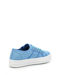 Женские голубые кеды от Martin Pescatore