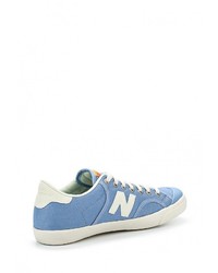 Женские голубые кеды от New Balance